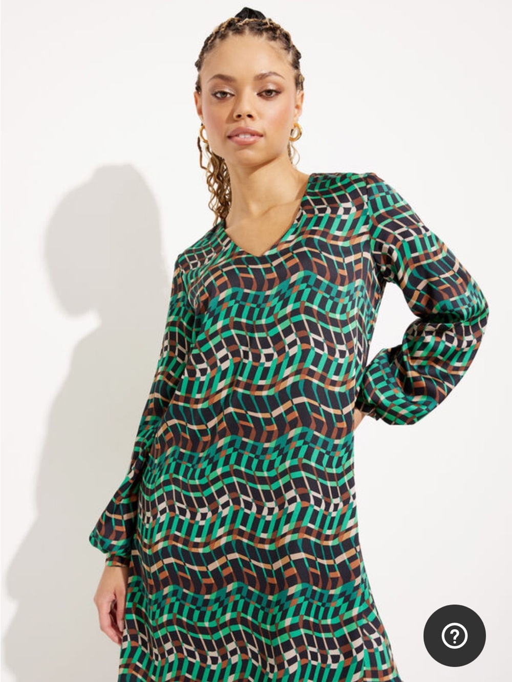 Joseph Ribkoff Geometric Mini Shift Dress - Picture 7 of 13